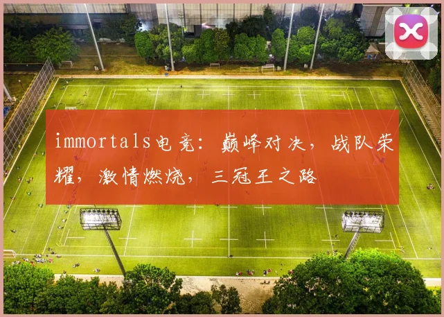 immortals电竞：巅峰对决，战队荣耀，激情燃烧，三冠王之路